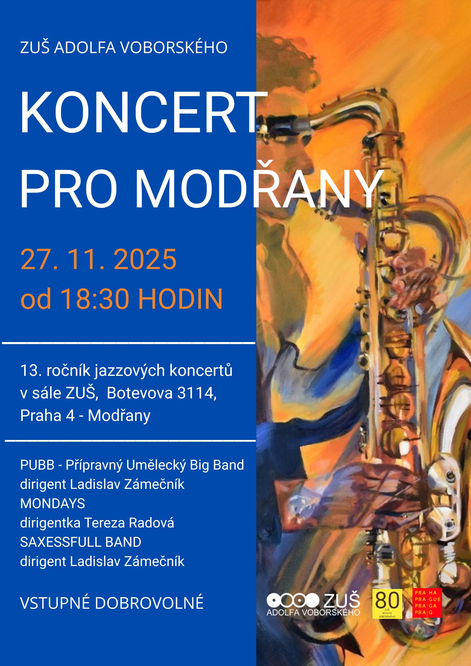 Koncert pro Modřany - 27. 11. 2025